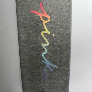 VICTORIA SECRET PINK light gray leggings